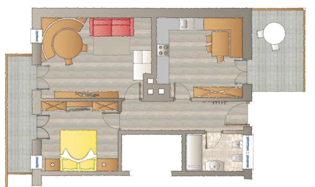 Am Rainell Hof Apart otel Urtijëi Dış mekan fotoğraf